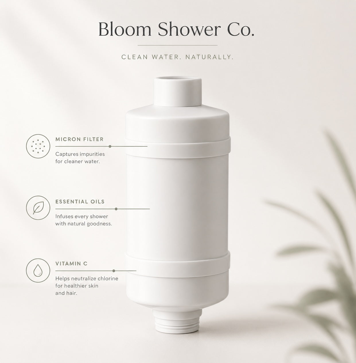 Vitamin C Aromatherapy Shower Filter